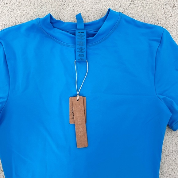 NWT SKIMS Turquoise Recycled Swim Swim Dress Size XXS - Picture 2 of 7